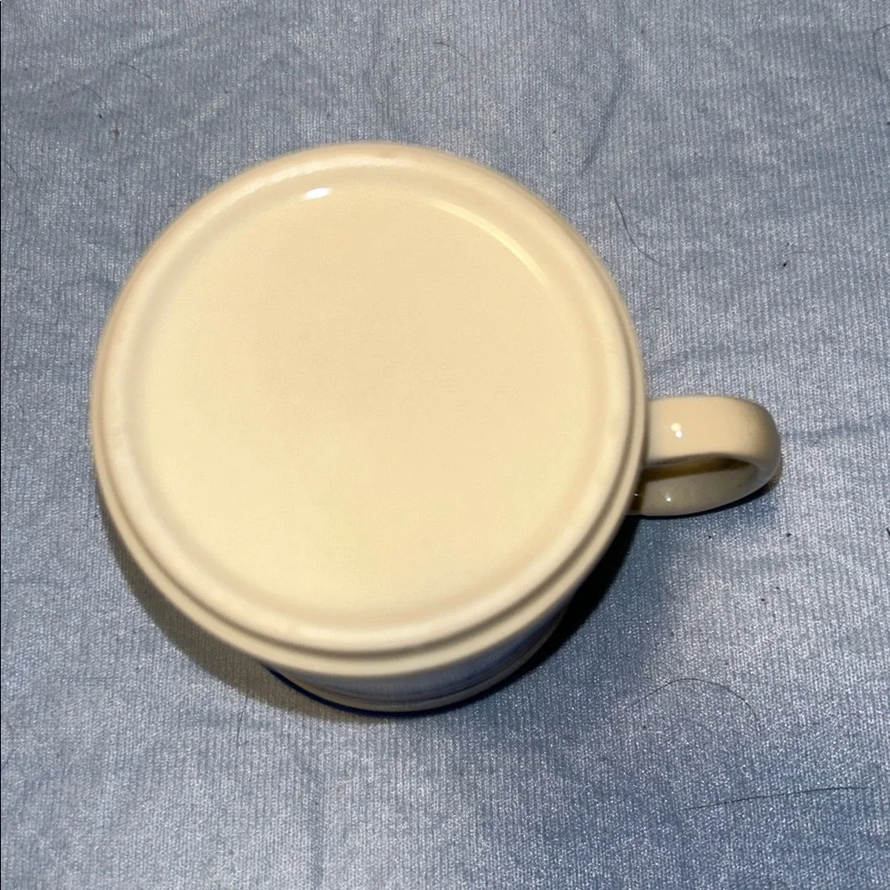 Ceramic London Unmarked Red White Blue Taxi Coffee Cup